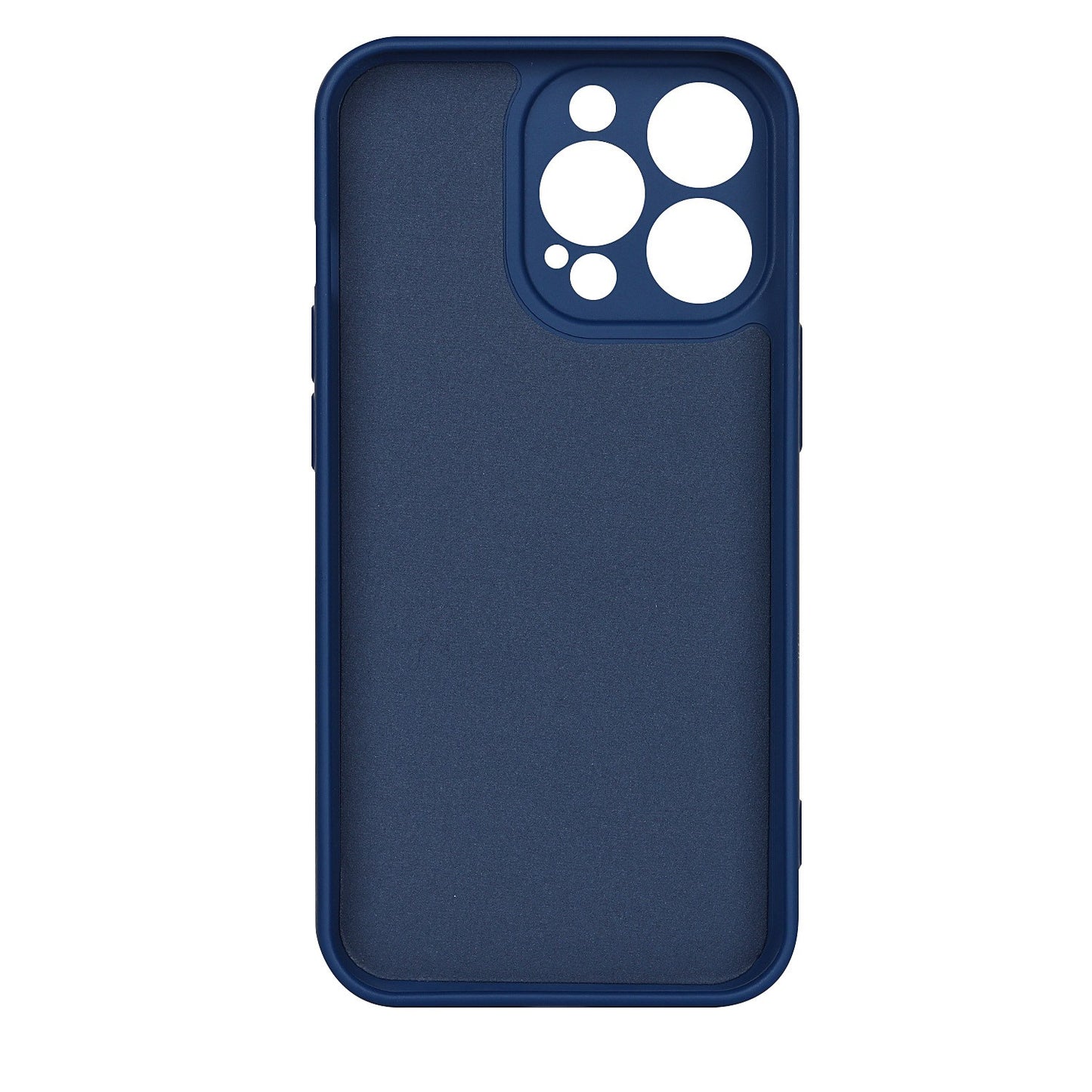 For iPhone 13 Pro 6.1 inch Rubberized TPU 2.2mm Thickness Anti-Drop Protective Shell Fiber Lining Anti-Scratch Cover