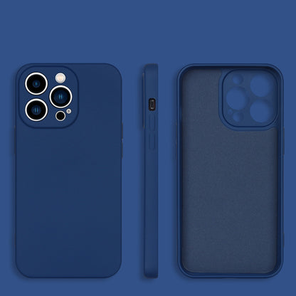For iPhone 13 Pro 6.1 inch Rubberized TPU 2.2mm Thickness Anti-Drop Protective Shell Fiber Lining Anti-Scratch Cover