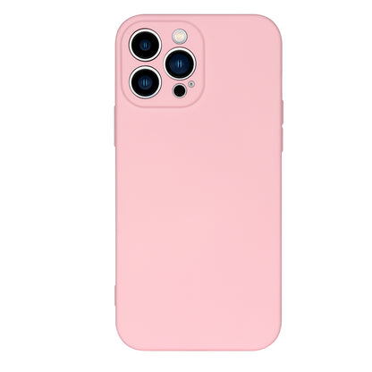 For iPhone 13 Pro 6.1 inch Rubberized TPU 2.2mm Thickness Anti-Drop Protective Shell Fiber Lining Anti-Scratch Cover