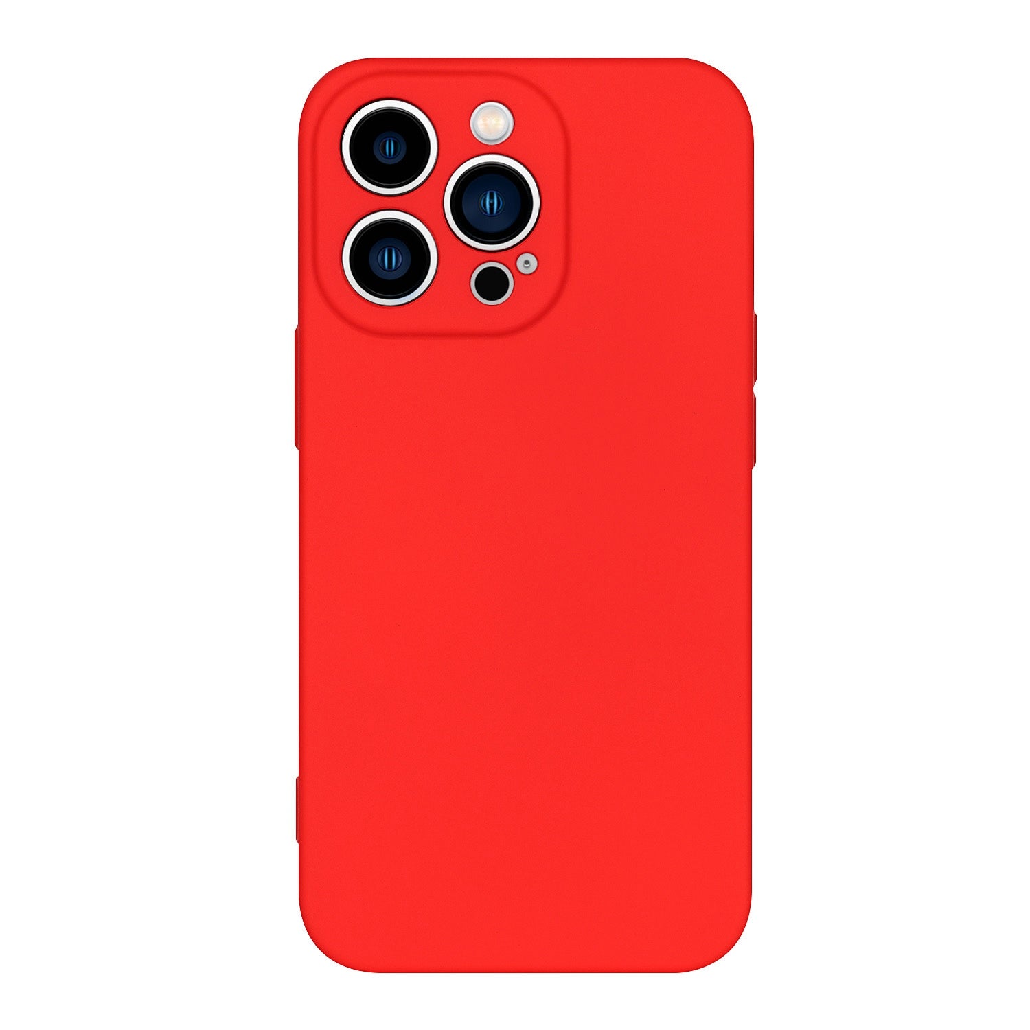 For iPhone 13 Pro 6.1 inch Rubberized TPU 2.2mm Thickness Anti-Drop Protective Shell Fiber Lining Anti-Scratch Cover
