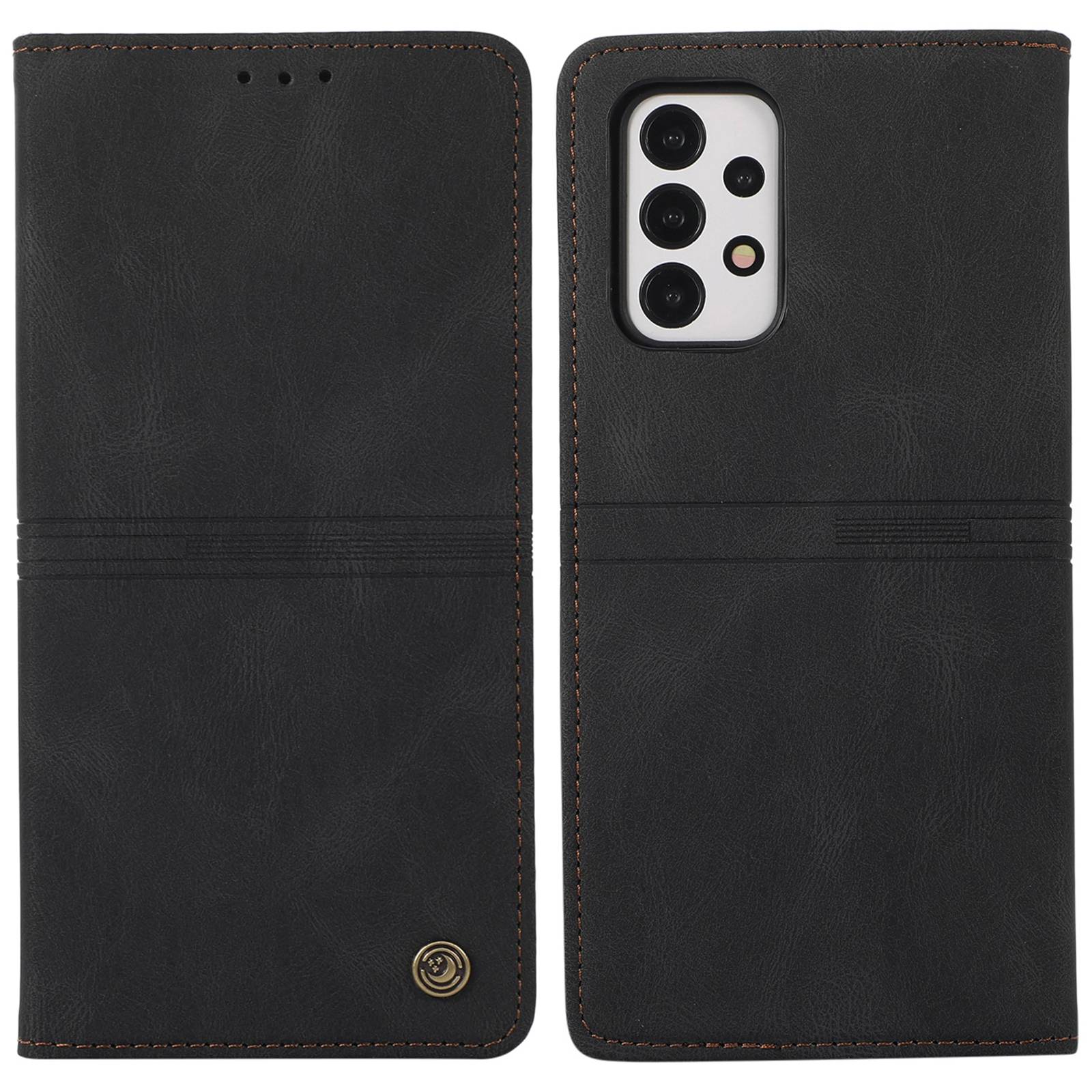 Shockproof Phone Case For Samsung Galaxy A52 4G / 5G / A52s 5G, Dream Series PU Leather Stand Anti-wear Auto Closing Magnetic Wallet Cover