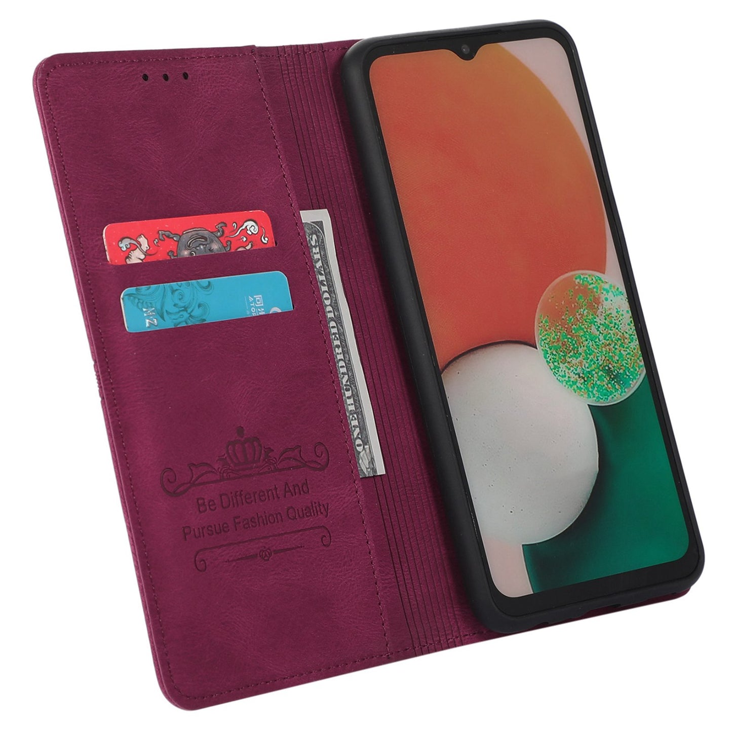 Shockproof Phone Case For Samsung Galaxy A52 4G / 5G / A52s 5G, Dream Series PU Leather Stand Anti-wear Auto Closing Magnetic Wallet Cover