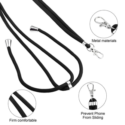 Phone Case Kickstand For iPhone 13 Pro 6.1 inch, Built-in Magnetic Metal Sheet Hybrid Phone Shell Ring Holder with Slide Camera Cover and Lanyard