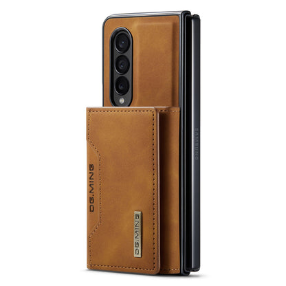 DG.MING M2 Series Phone Case for Samsung Galaxy Z Fold3 5G Shockproof Case Magnetic Absorption Detachable Wallet Phone Case Kickstand Protective Cover