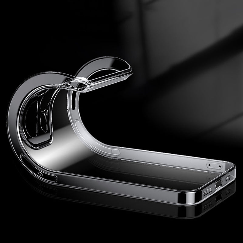 For iPhone 13 Pro 6.1 inch Anti-shock Cell Phone Case Transparent Drop Protection Soft TPU Mobile Phone Cover