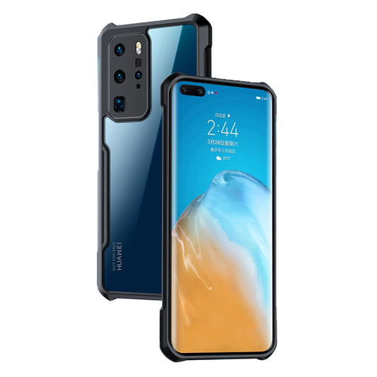 XUNDD Beetle Series Phone Case for Huawei P40 Pro, TPU + Acrylic Precise Cutouts Shockproof Cell Phone Back Cover