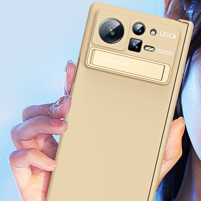 For Xiaomi Mix Fold 2 5G Phone Case Folding Anti-drop Phone Cover Hard PC Phone Case with Kickstand