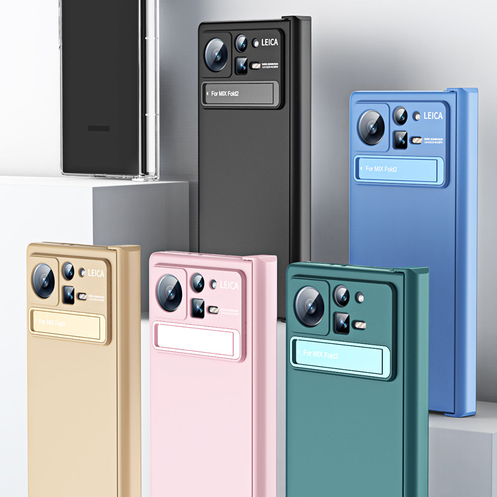 For Xiaomi Mix Fold 2 5G Phone Case Folding Anti-drop Phone Cover Hard PC Phone Case with Kickstand