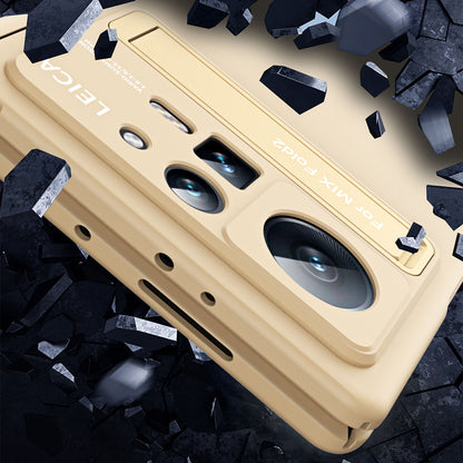 For Xiaomi Mix Fold 2 5G Phone Case Folding Anti-drop Phone Cover Hard PC Phone Case with Kickstand