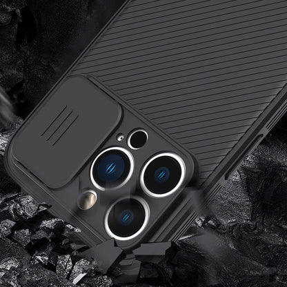 For iPhone 13 Pro 6.1 inch Cell Phone Case PC+TPU Mobile Cover Compatible with MagSafe Slide Camera Protection Shell