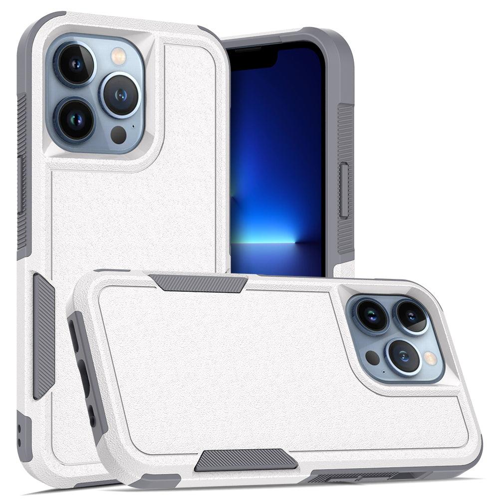 For iPhone 13 Pro 6.1 inch Anti-dust Drop Protection Phone Case Hard PC + Soft TPU Anti-scratch Phone Cover