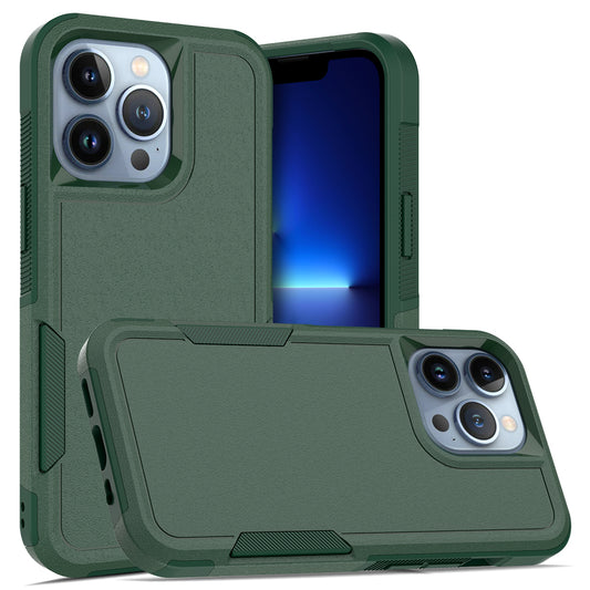 For iPhone 13 Pro 6.1 inch Anti-dust Drop Protection Phone Case Hard PC + Soft TPU Anti-scratch Phone Cover