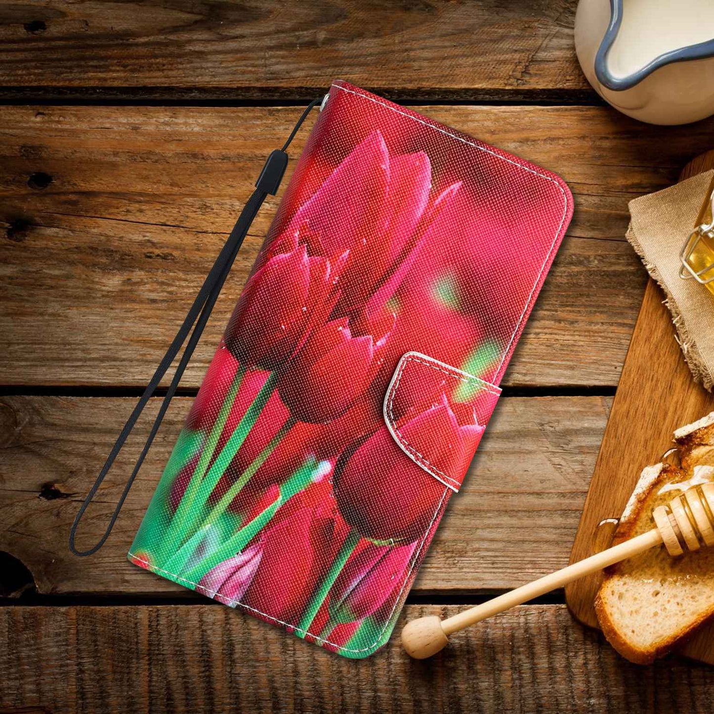 For Samsung Galaxy A12 Cross Texture Full Protection Stand Wallet Case Pattern Printing PU Leather Phone Cover