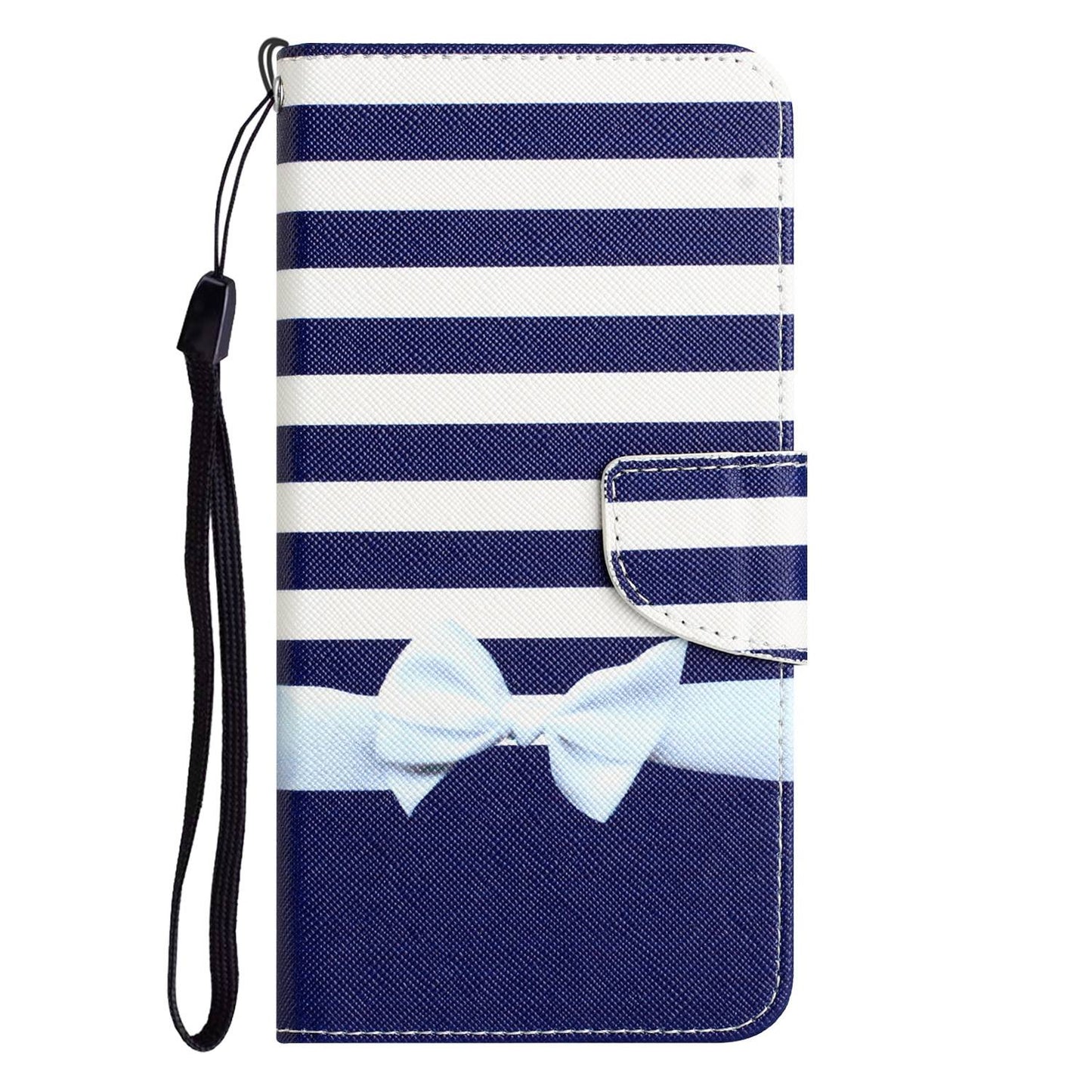 For Samsung Galaxy A52 4G / 5G / A52s 5G Pattern Printing Stand Wallet Cover Cross Texture PU Leather Anti-drop Phone Case