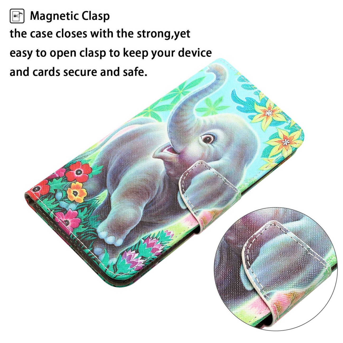 For Samsung Galaxy A52 4G / 5G / A52s 5G Pattern Printing Stand Wallet Cover Cross Texture PU Leather Anti-drop Phone Case