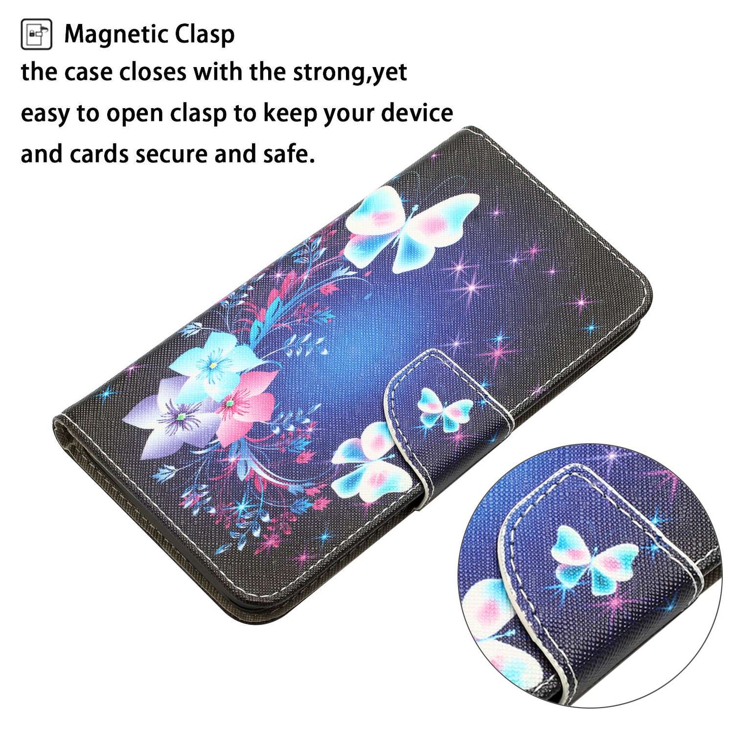 For Samsung Galaxy A52 4G / 5G / A52s 5G Pattern Printing Stand Wallet Cover Cross Texture PU Leather Anti-drop Phone Case