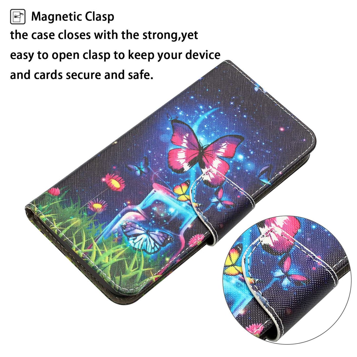 For Samsung Galaxy A52 4G / 5G / A52s 5G Pattern Printing Stand Wallet Cover Cross Texture PU Leather Anti-drop Phone Case