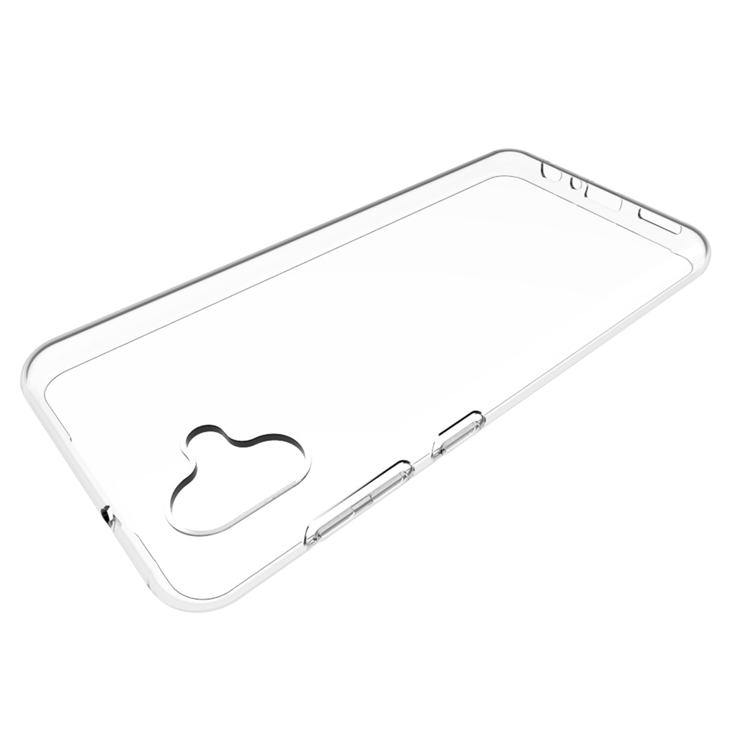 10Pcs / Pack For Samsung Galaxy A04 4G Soft TPU Inner Anti-Watermark Case Transparent Anti-drop Phone Cover