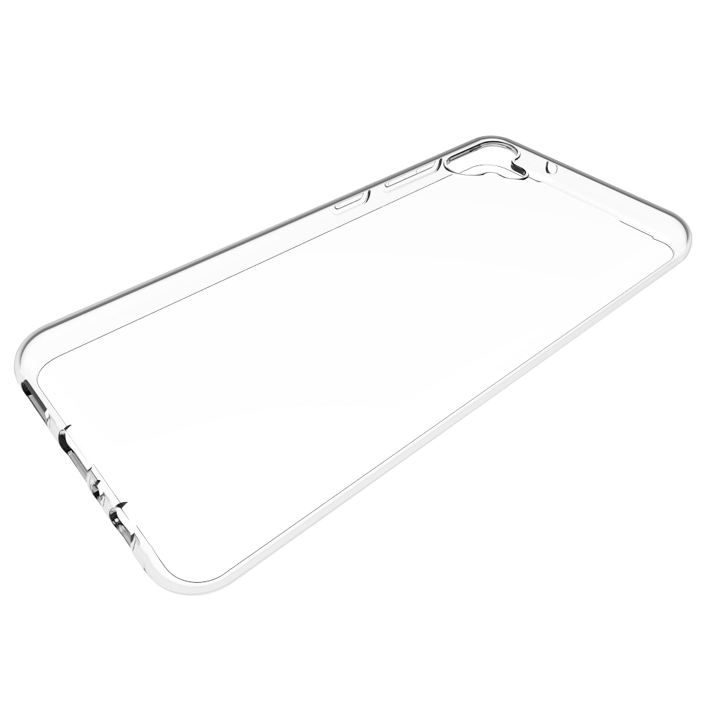 10Pcs / Pack For Samsung Galaxy A04 4G Soft TPU Inner Anti-Watermark Case Transparent Anti-drop Phone Cover