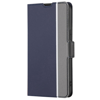 For Huawei Enjoy 50 Pro 4G / nova Y90 4G Twill Texture Side Magnetic Clasp PU Leather Stand Cover Card Slots Phone Case
