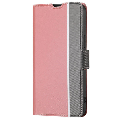 For Huawei Enjoy 50 Pro 4G / nova Y90 4G Twill Texture Side Magnetic Clasp PU Leather Stand Cover Card Slots Phone Case