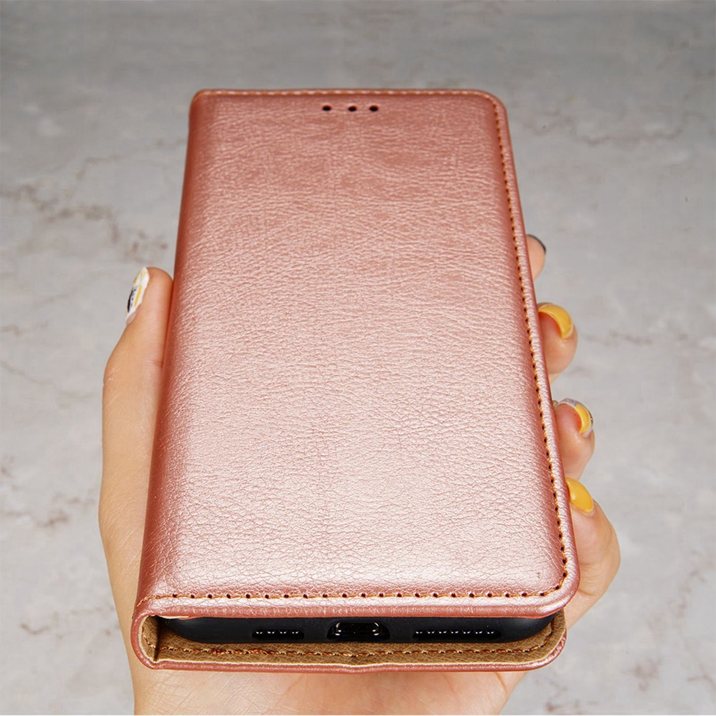 For Huawei Enjoy 50 Pro 4G / nova Y90 4G PU Leather Phone Flip Folio Case Wallet Stand Magnetic Auto Closing Cover