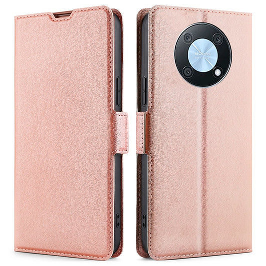 For Huawei Enjoy 50 Pro 4G / nova Y90 4G Dual Magnetic Clasp PU Leather Stand Phone Cover Card Slot Drop-proof Case