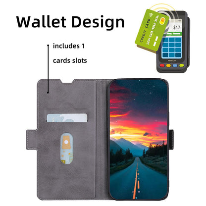 For Huawei Enjoy 50 Pro 4G / nova Y90 4G Dual Magnetic Clasp PU Leather Stand Phone Cover Card Slot Drop-proof Case