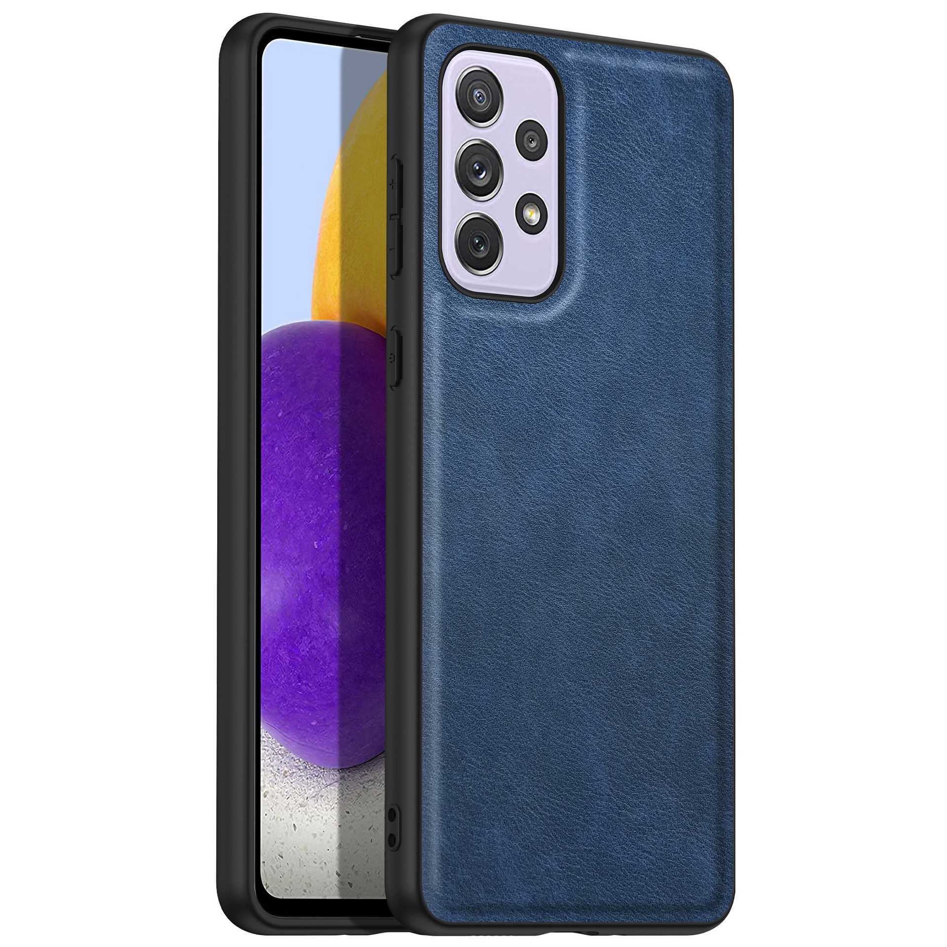 Mobile Phone Cover for Samsung Galaxy A53 5G, Retro PU Leather Coated TPU+PC Phone Shell Anti-scratch Cell Phone Case