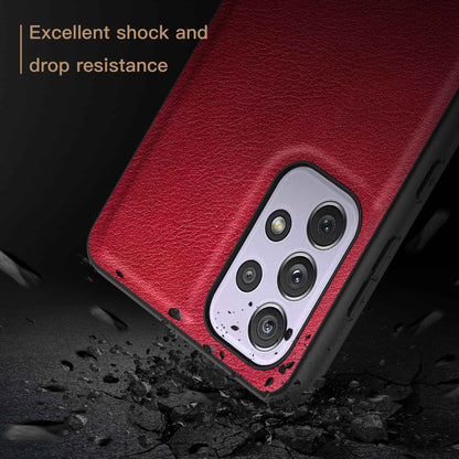 Mobile Phone Cover for Samsung Galaxy A53 5G, Retro PU Leather Coated TPU+PC Phone Shell Anti-scratch Cell Phone Case