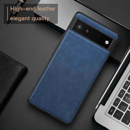 For Google Pixel 6a Retro Phone Case Multi-layer Protection TPU+PC+PU Leather Wear-resistant Phone Back Cover