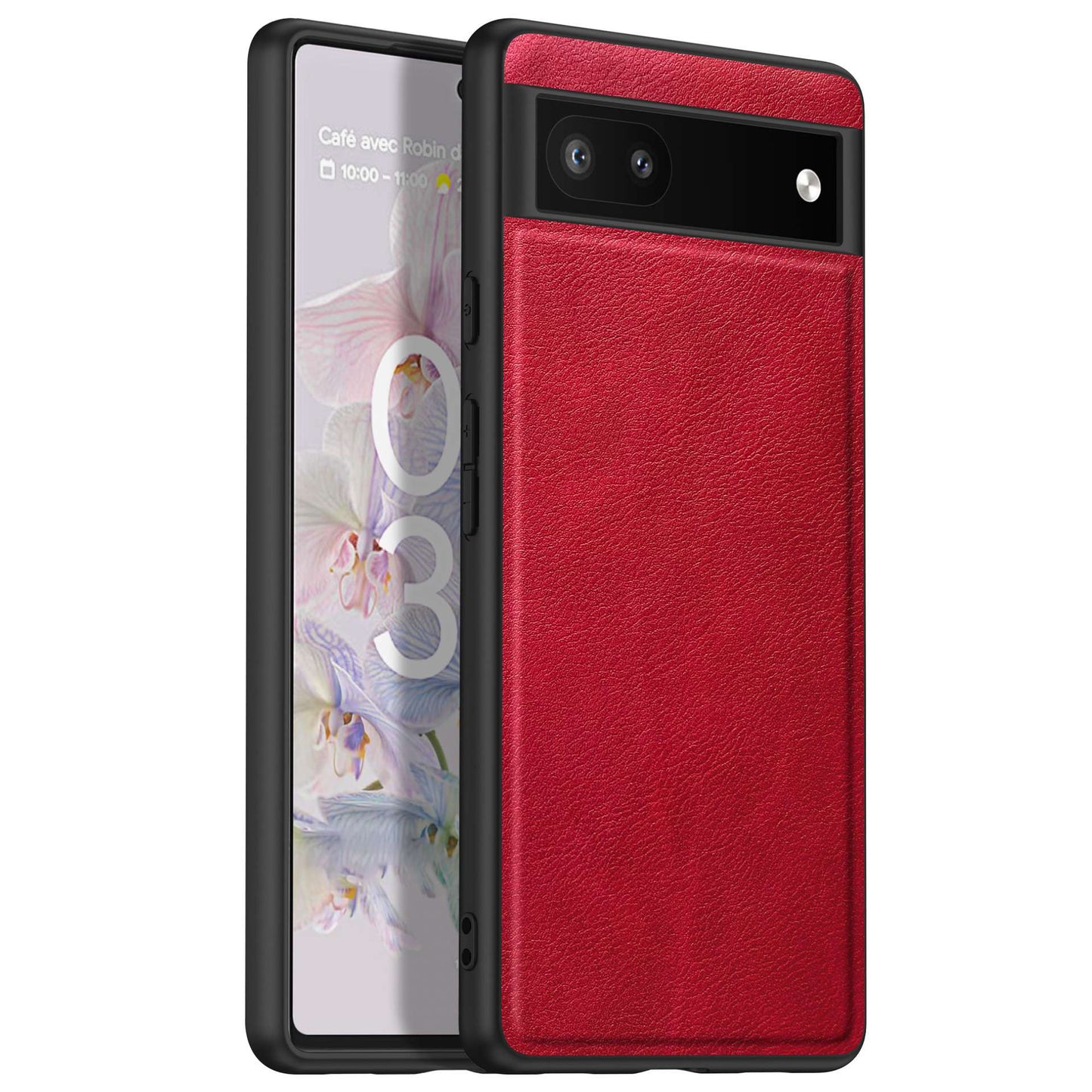 For Google Pixel 6a Retro Phone Case Multi-layer Protection TPU+PC+PU Leather Wear-resistant Phone Back Cover