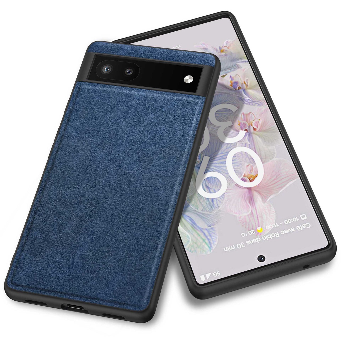 For Google Pixel 6a Retro Phone Case Multi-layer Protection TPU+PC+PU Leather Wear-resistant Phone Back Cover