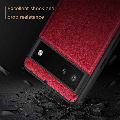 For Google Pixel 6a Retro Phone Case Multi-layer Protection TPU+PC+PU Leather Wear-resistant Phone Back Cover