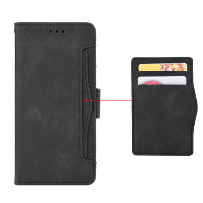 For Wiko Power U10 / Power U20 PU Leather Folio Wallet Cover Magnetic Closure Multiple Card Slots Stand Flip Cover