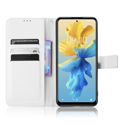 For Infinix Hot 11 2022 4G X675 Magnetic PU Leather Flip Cover Diamond Texture Wallet Stand Full Protective Folio Case