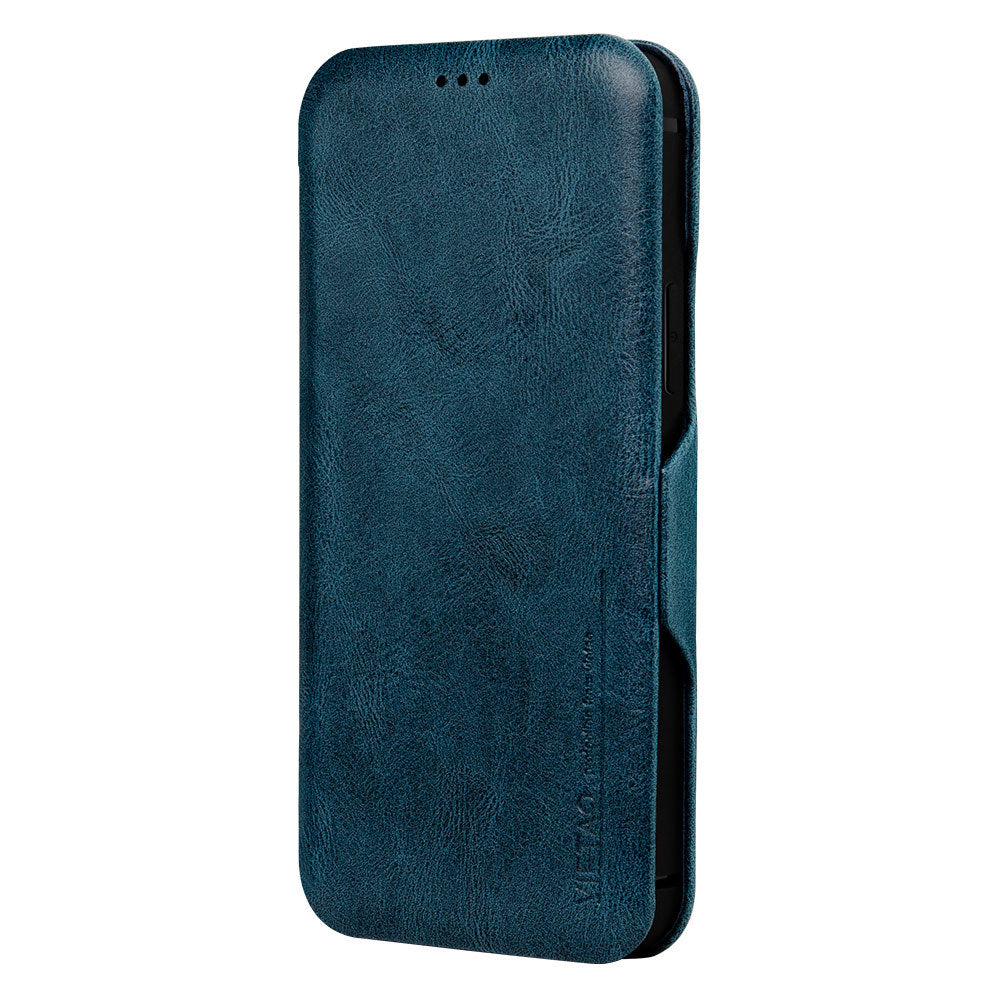 VIETAO For iPhone 13 Pro 6.1 inch Phone Case Anti-Fall Shockproof Case PU Leather Phone Cover with Stand / Card Holder