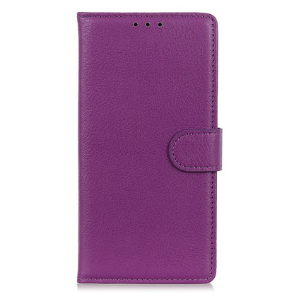 For Huawei Mate 50 4G Stand Function Magnetic Closure Wallet Case Litchi Texture PU Leather Flip Phone Shell