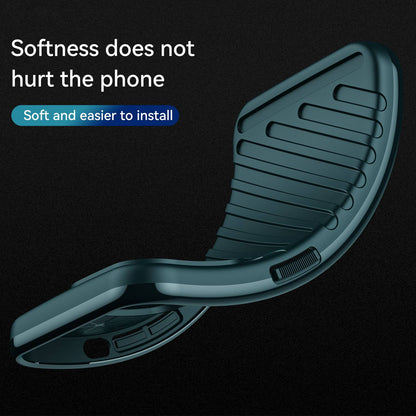 For Samsung Galaxy A04s 4G (164.7 x 76.7 x 9.1 mm) Thunder Series Thickened TPU Soft Phone Case Twill Texture Drop-proof Cover