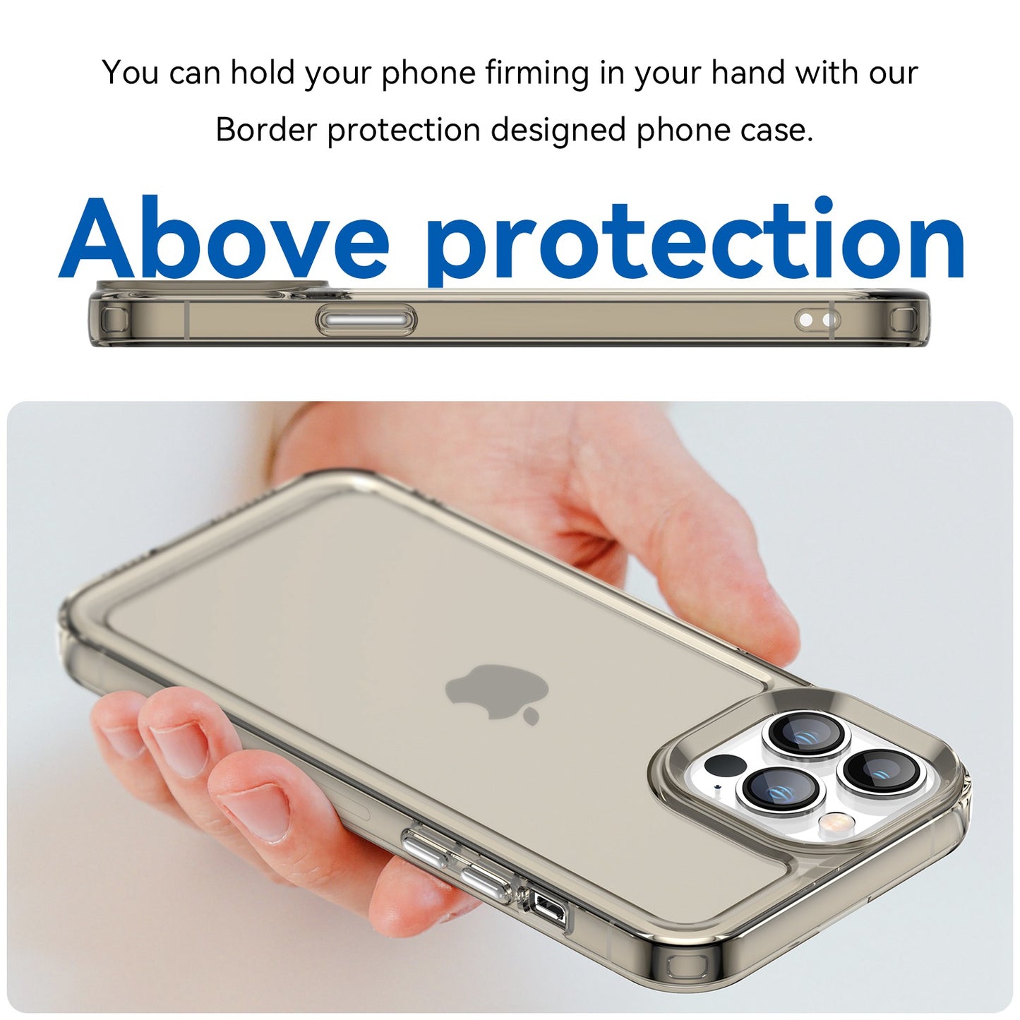 Candy Series for iPhone 13 Pro 6.1 inch Phone Case Wear-resistant Soft TPU Back Cover with Airbag Corner Protection