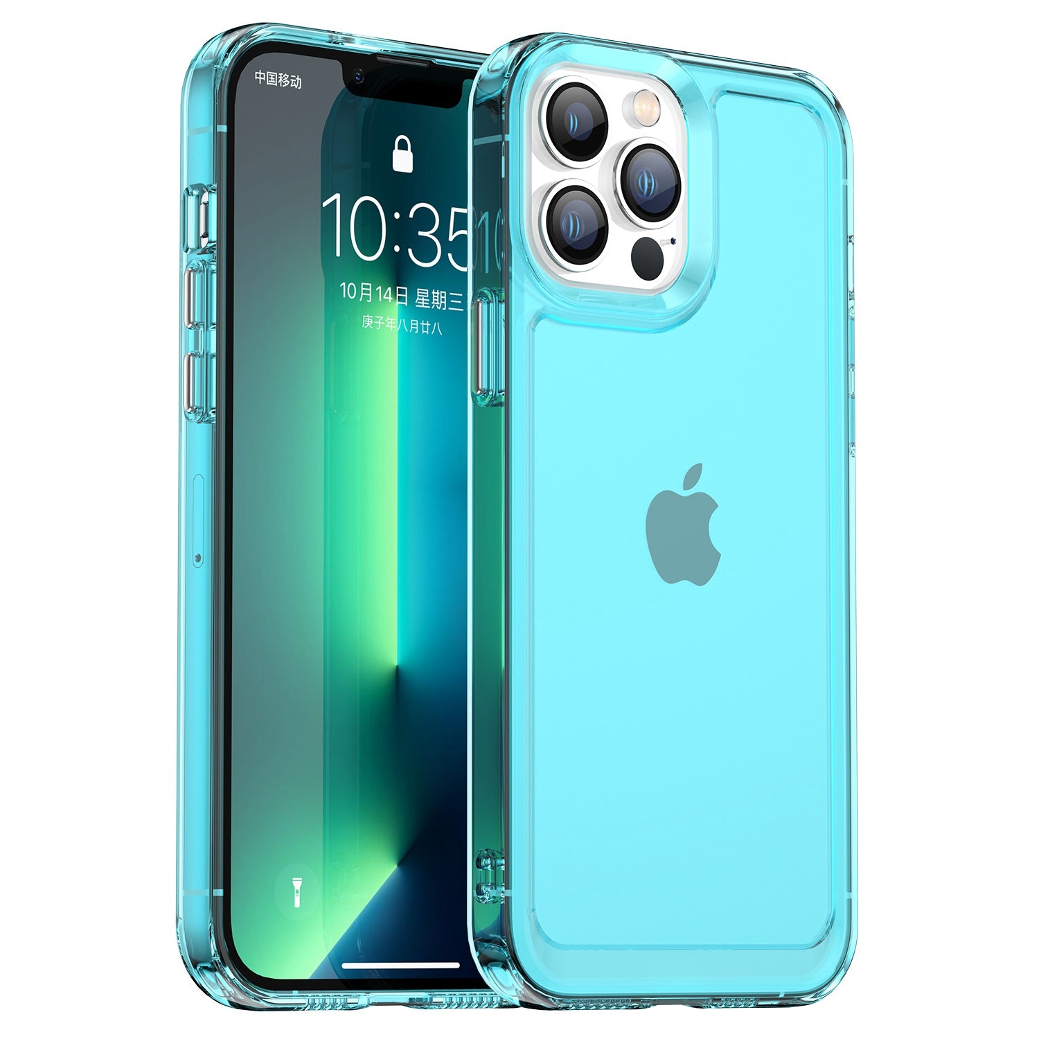Candy Series for iPhone 13 Pro 6.1 inch Phone Case Wear-resistant Soft TPU Back Cover with Airbag Corner Protection