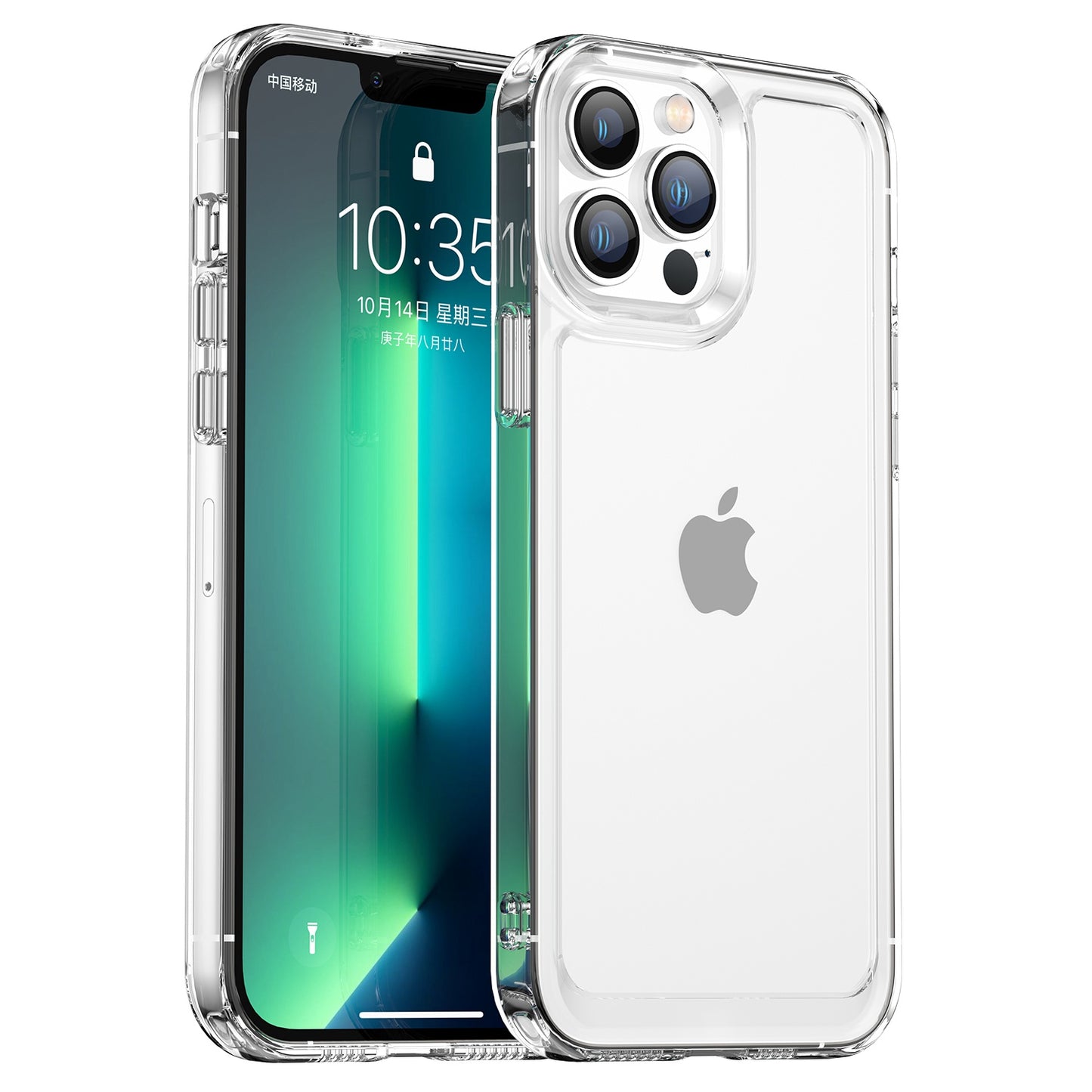 Candy Series for iPhone 13 Pro 6.1 inch Phone Case Wear-resistant Soft TPU Back Cover with Airbag Corner Protection
