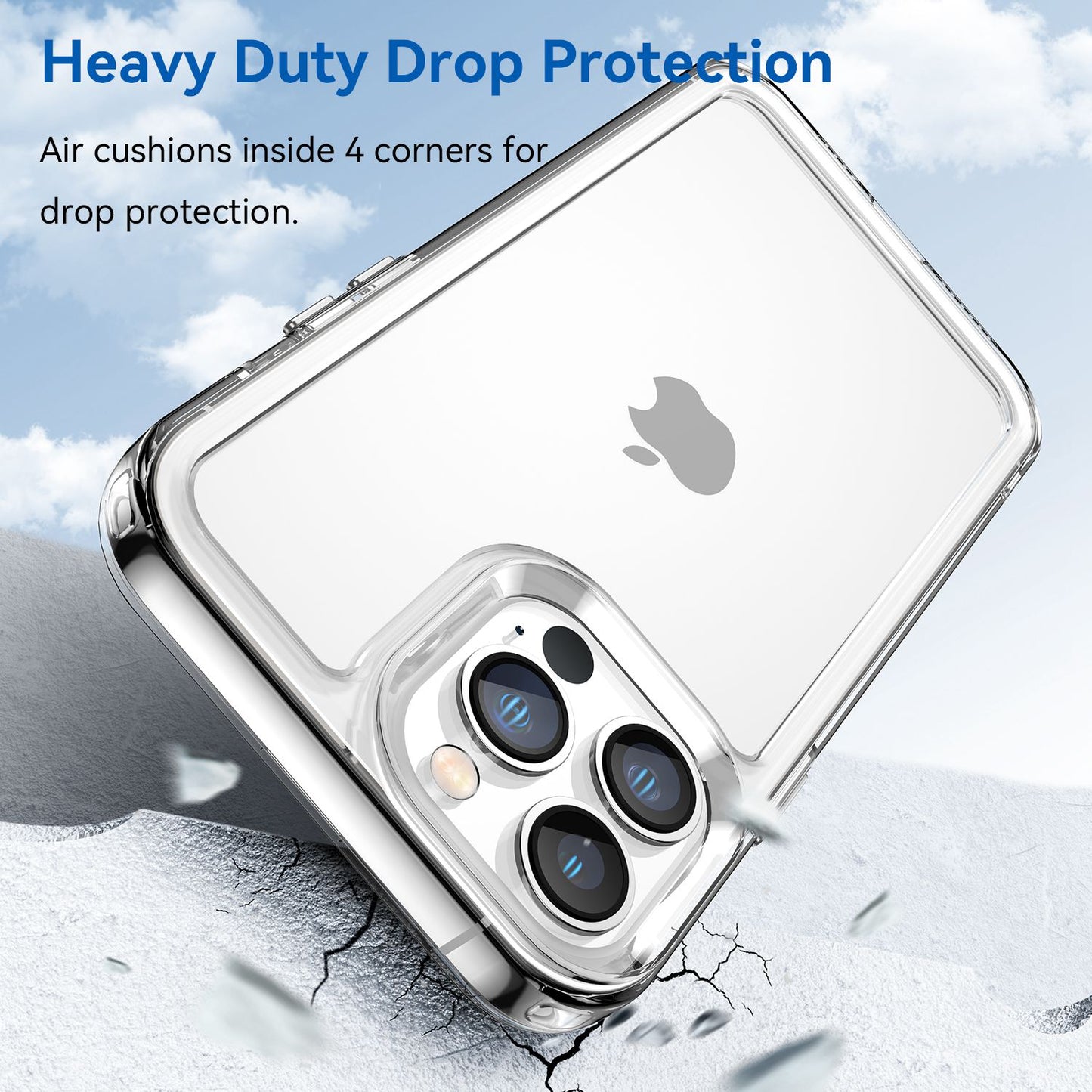 Candy Series for iPhone 13 Pro 6.1 inch Phone Case Wear-resistant Soft TPU Back Cover with Airbag Corner Protection