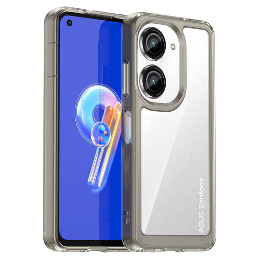 For Asus Zenfone 9 5G TPU + Acrylic Clear Back Phone Protective Case Anti-drop Anti-scratch Back Cover