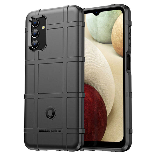 For Samsung Galaxy A04s 4G (164.7 x 76.7 x 9.1 mm) Rugged Square Grid Protective Phone Case Anti-drop TPU Cover