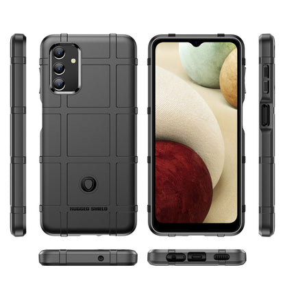 For Samsung Galaxy A04s 4G (164.7 x 76.7 x 9.1 mm) Rugged Square Grid Protective Phone Case Anti-drop TPU Cover