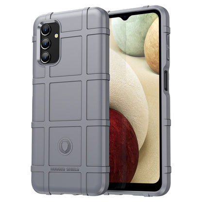 For Samsung Galaxy A04s 4G (164.7 x 76.7 x 9.1 mm) Rugged Square Grid Protective Phone Case Anti-drop TPU Cover