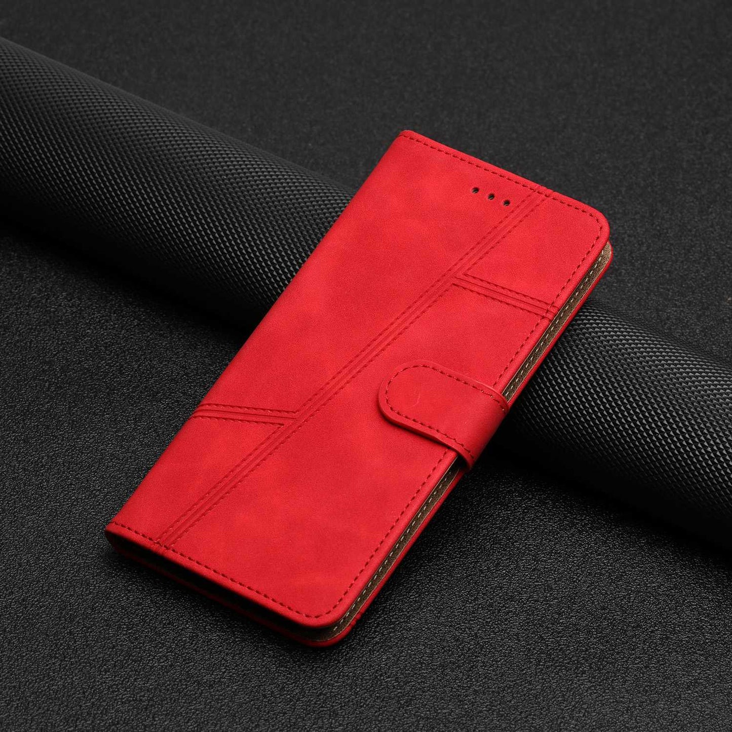 For Samsung Galaxy A52s 5G / A52 5G / 4G Skin-touch Feeling PU Leather Wallet Stand Phone Case Vintage Cell Phone Cover with Strap