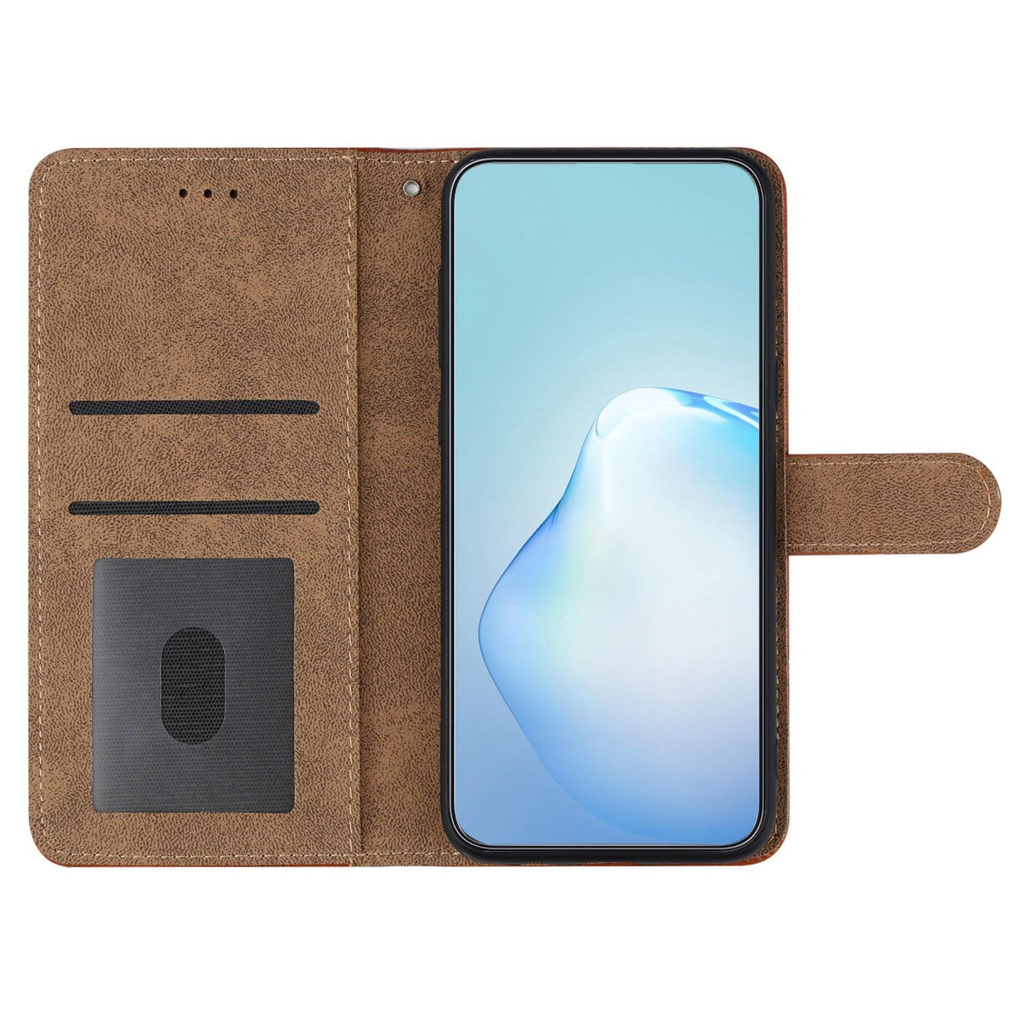 For Samsung Galaxy A52s 5G / A52 5G / 4G Skin-touch Feeling PU Leather Wallet Stand Phone Case Vintage Cell Phone Cover with Strap