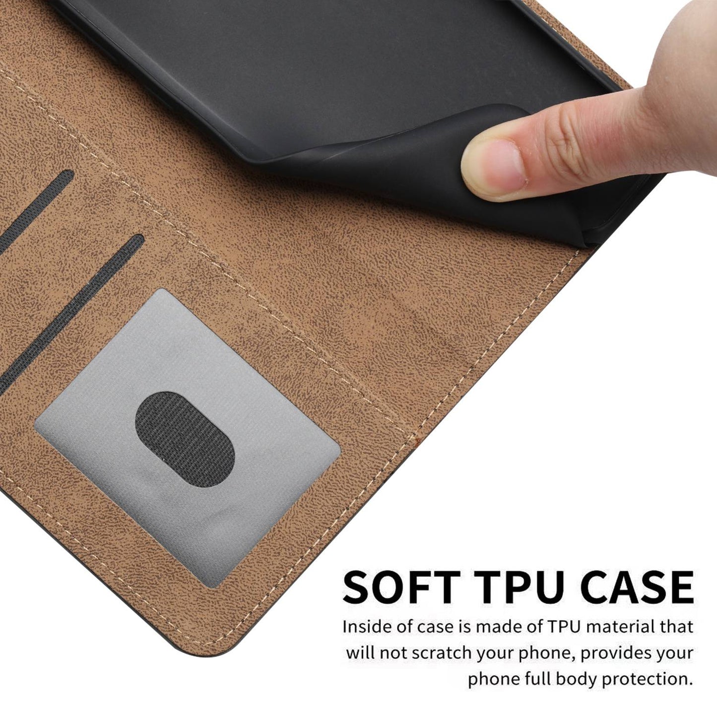 For Samsung Galaxy A52s 5G / A52 5G / 4G Skin-touch Feeling PU Leather Wallet Stand Phone Case Vintage Cell Phone Cover with Strap